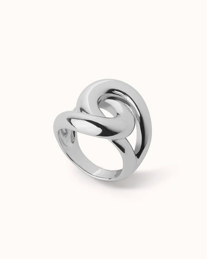 Wrapover Ring in Silver