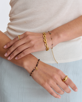 Waterproof Plain Band Ring in Gold