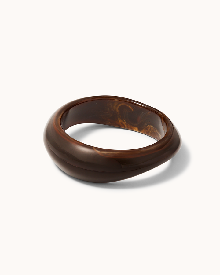 Brown Medium Resin Bangle