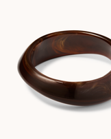 Brown Medium Resin Bangle