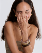 Semi-Precious Bangle in Pink