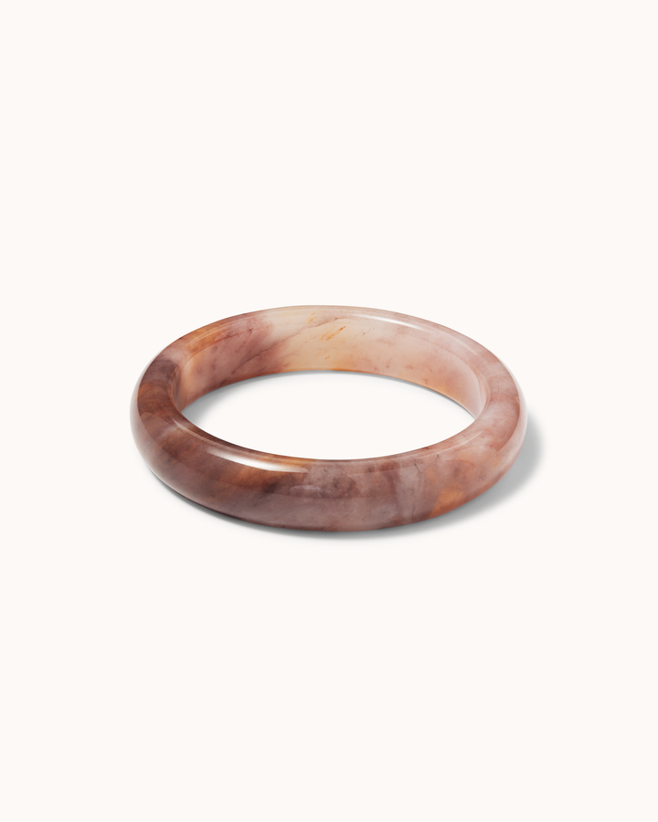 Semi-Precious Bangle in Pink