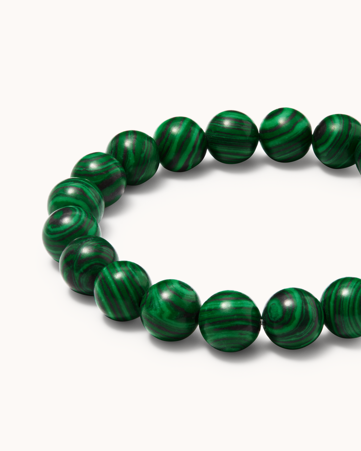 Semi-Precious Beaded Bracelet in Gold