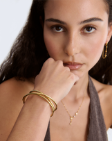 Waterproof Triple Overlap Cuff in Gold