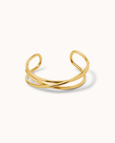 Waterproof Triple Overlap Cuff in Gold