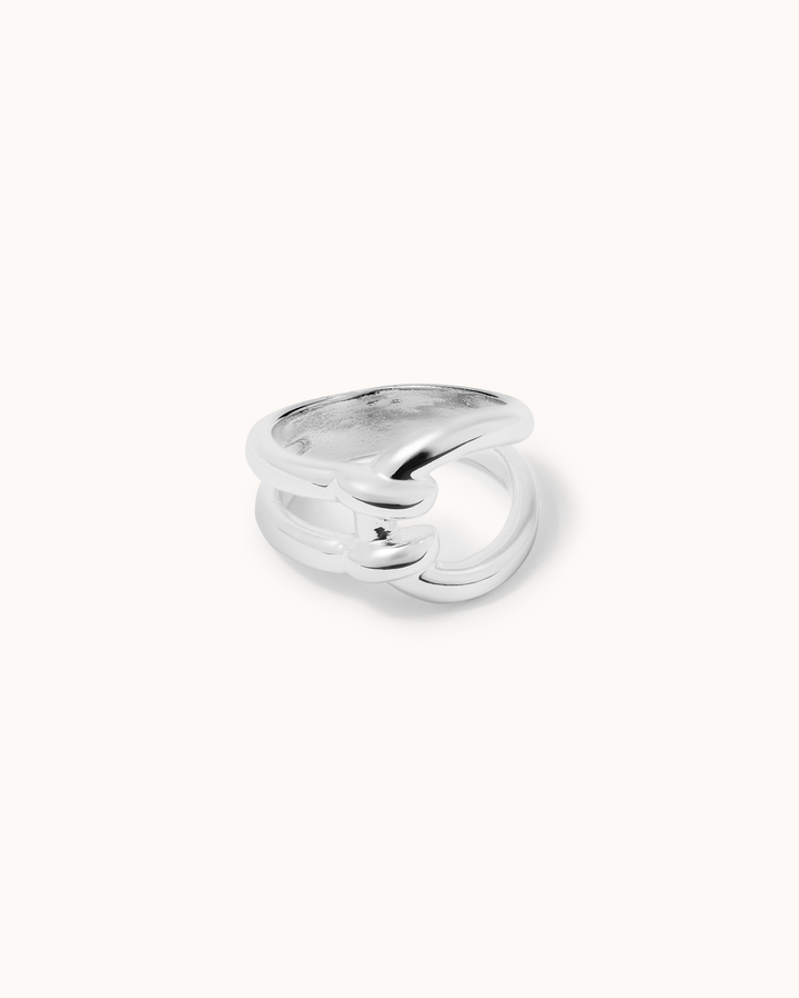 Chunky Loop Ring in Silver