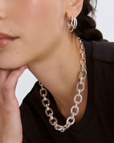 Chunky Classic Chain Necklace in Silver