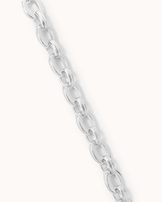 Chunky Classic Chain Necklace in Silver