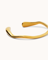 Waterproof Double Drop Cuff in Gold