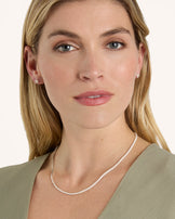 Gift Set: Tennis Necklace & Studs Set in Gold