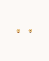 Classic Ball Flat Back Piercing Studs in Gold