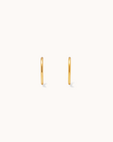 Plain Sleeper Earrings in Gold