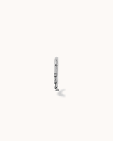 Single Chain Seamless Huggie in Silver