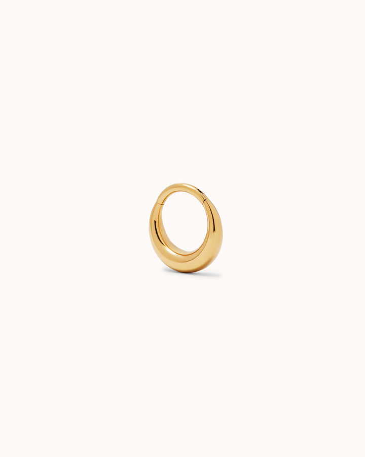 Bubble Clicker Hoop in Gold