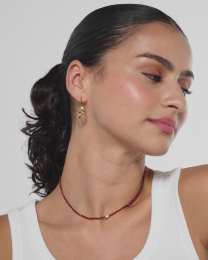 Semi-Precious Bead & Pearl Necklace