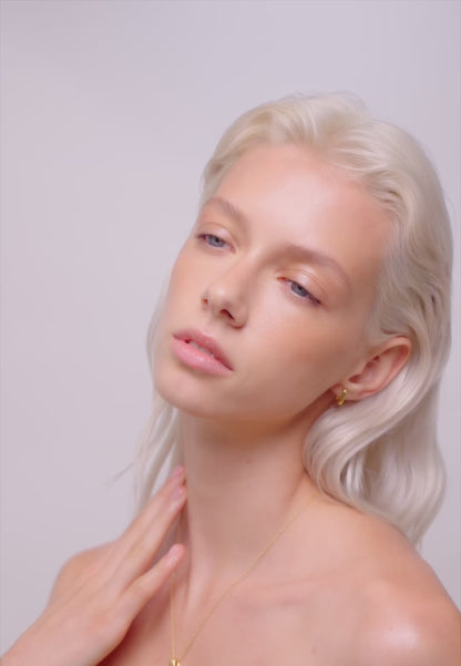 Oval Hoops In Gold