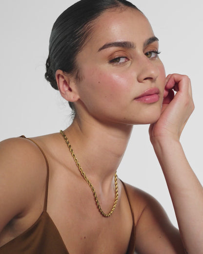 Thin Twist Necklace