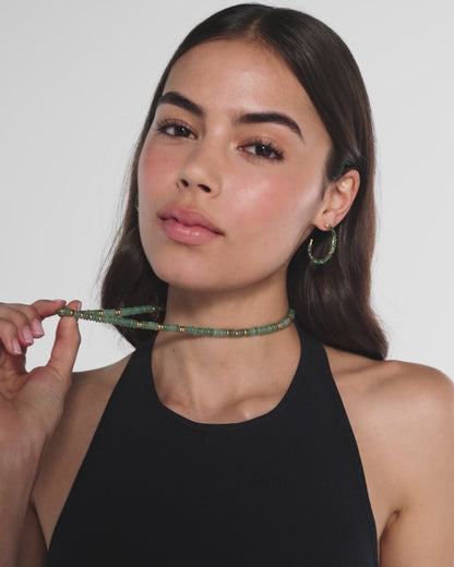 Semi-Precious Shell Necklace