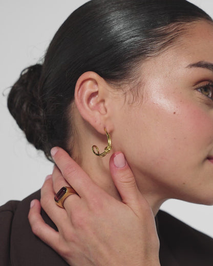 Bow Stud Hoops