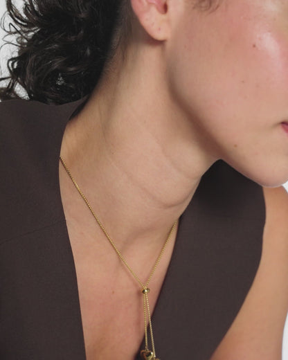 Hearts Lariat Necklace