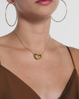 Short Bean Necklace in Gold