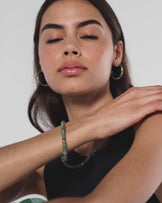 Semi-Precious Shell Stretch Bracelet