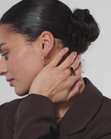 Chunky Tiger's Eye Ring in Brown