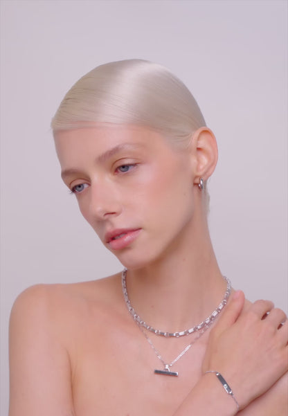 Seamless 15Mm Hoops In Silver